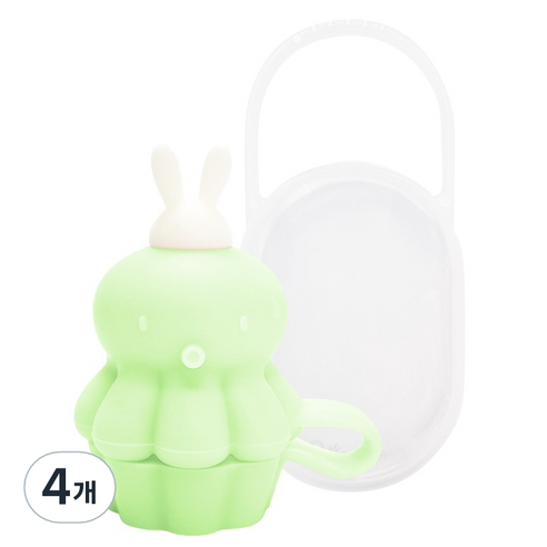 아가프라 문어 파우치캡, 라임, 4개, 라임