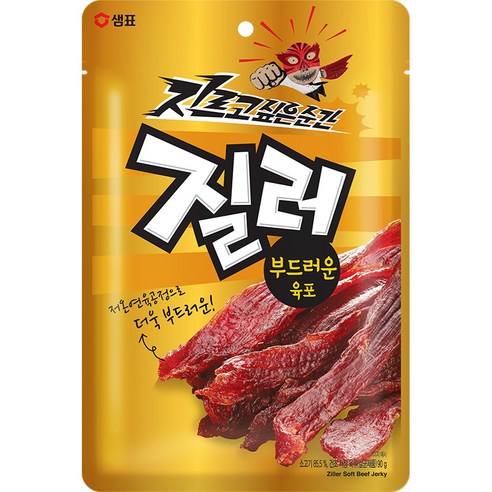 샘표 질러 부드러운 육포, 90g, 1개