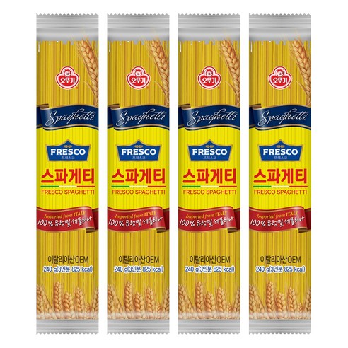 오뚜기프레스코 스파게티, 240g, 4개