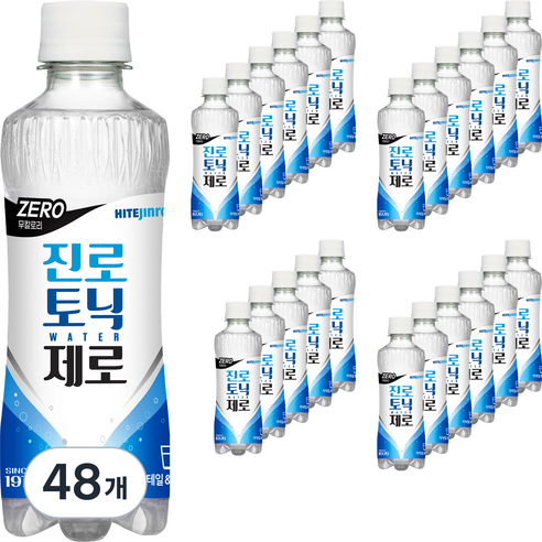 하이트진로 제로 토닉워터 300m, 300ml, 48개