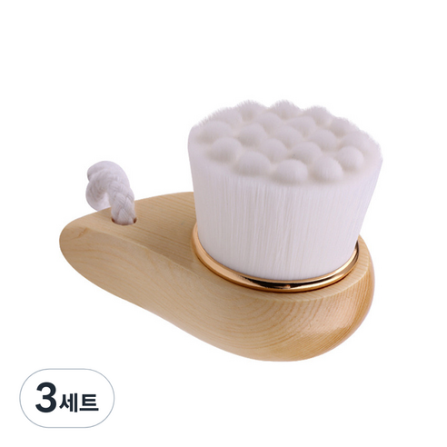 에코터치 앰보싱 모공 브러쉬 2종 세트, 혼합색상, 3세트