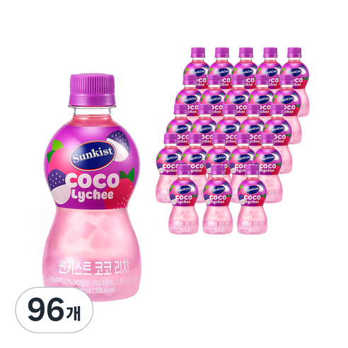 썬키스트 코코 리치 음료, 300ml, 96개