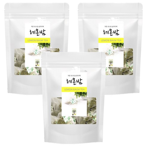 숲으로허브 레몬밤 삼각티백, 0.7g, 100개입, 3개