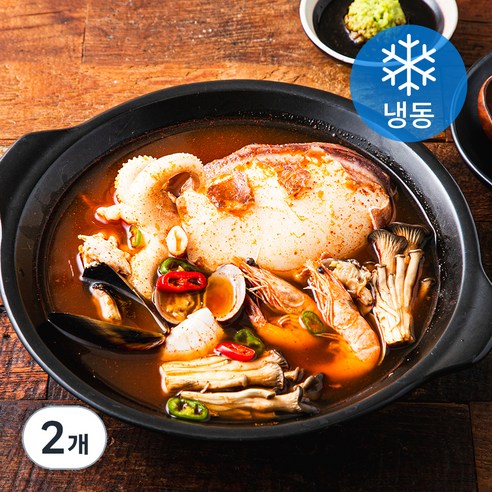 살맛나요 통 갑오징어 해물탕 (냉동), 2개, 510g