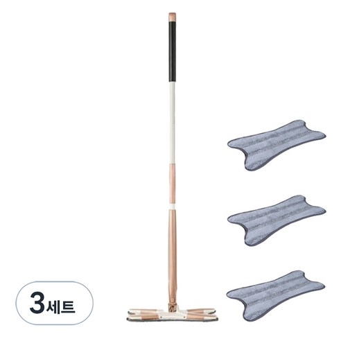 오코로 노터치 걸레짜는 청소기 밀대 + 걸레 3p 세트, 3세트