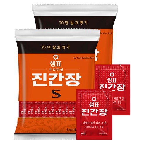 샘표 프리미엄 진간장 S 200p, 1.2L, 2개