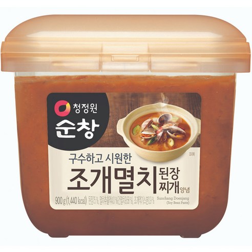 청정원순창 조개멸치 된장 찌개양념, 900g, 1개
