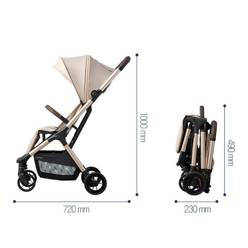 세련된 디자인과 안전으로 도시를 누비는, 다이치 더스페이스 유모차