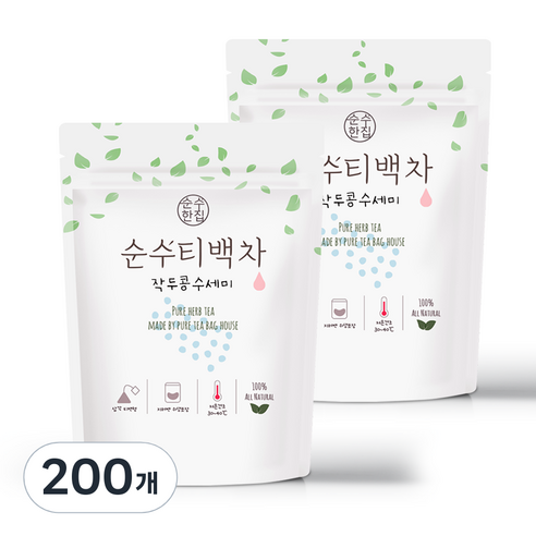 순수한집 작두콩수세미차 삼각티백, 1g, 50개입, 4개