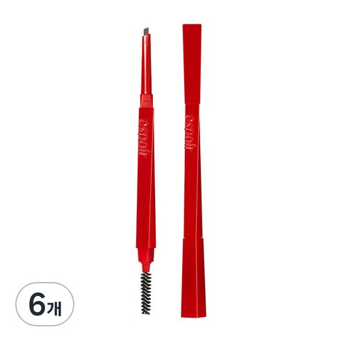 에스쁘아 더브로우 밸런스 펜슬 0.1g, 1호 클래식 브라운, 6개