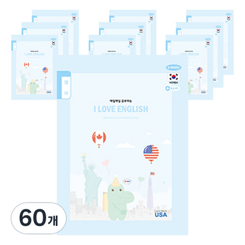 펜피아 1000 초등 1 6영어 제본노트, C블루, 60개