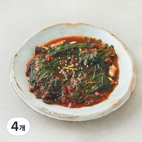 도미솔식품 아삭한 도미솔 김치 맛깔깻잎김치, 470g, 4개