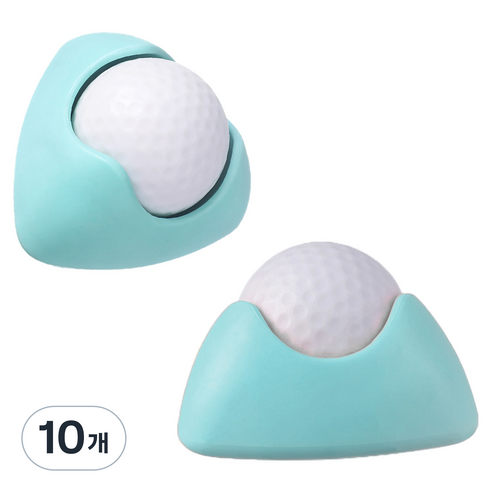 코히모 발바닥 마사지 롤러 바디 지압 볼 7 x 7 x 4.5 cm 4W341, 10개, 민트