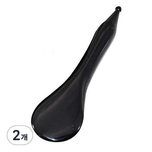 MEO 뿔 콕찍어 뷰티 페이스 얼굴 전용 마사지 괄사, 2개