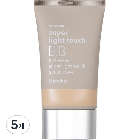 한스킨 수퍼 라이트 터치 비비크림, 5개, 30g