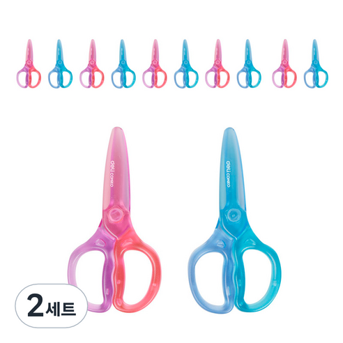 델리 코미코 어린이 가위 12p, 랜덤발송, 2세트