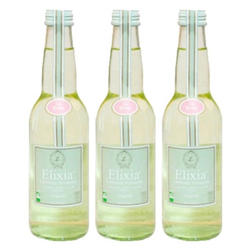 엘릭시아유기농로즈탄산음료, 330ml, 3개