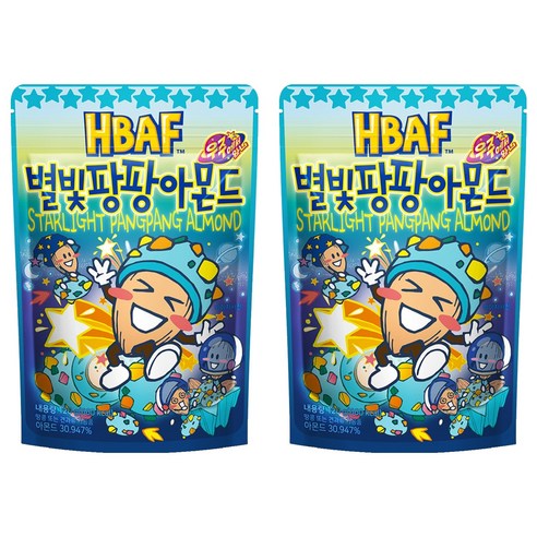 바프 별빛팡팡 아몬드, 120g, 2개