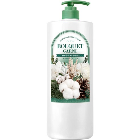 부케가르니 실크 케라틴 트리트먼트 코튼퍼퓸, 1500ml, 1개
