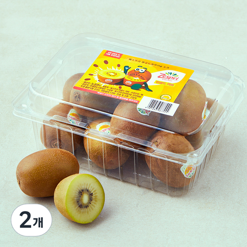 제스프리 썬골드키위, 1kg(소과), 2개
