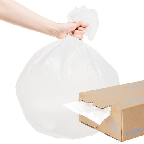 크린아이 사용할 수 있는 40L 반투명 비닐봉투 100매, 1개 
홈인테리어