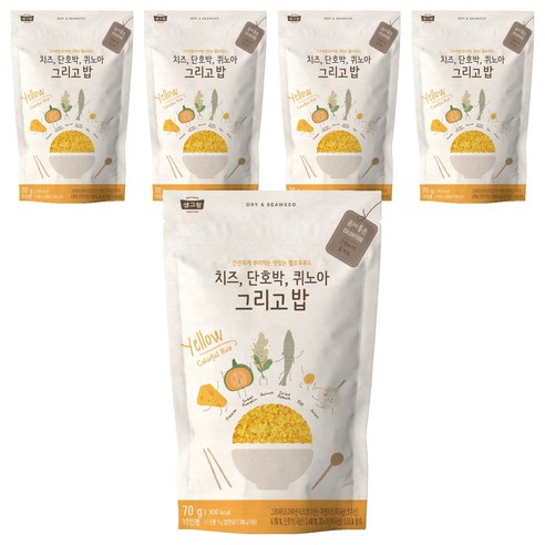 생그랑 치즈 단호박 퀴노아 그리고 밥 후리가케, 70g, 5개