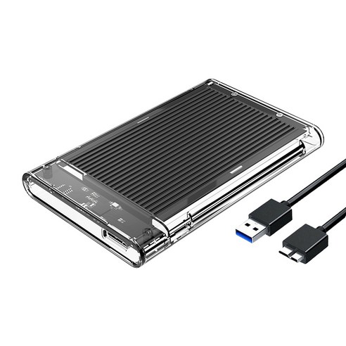 오리코 USB 3.0 외장하드케이스 SSD HDD L 127.5mm x W 80mm x H 14mm 방열판 2179U3, 2179U3(블랙), 1개