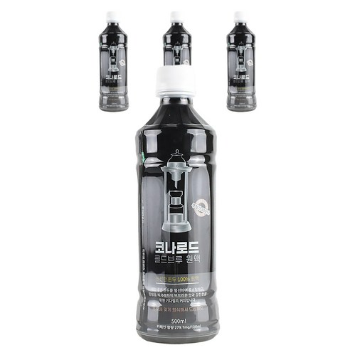 코나로드 콜롬비아 수프리모 더치커피 콜드브루, 500ml, 1개입, 4개