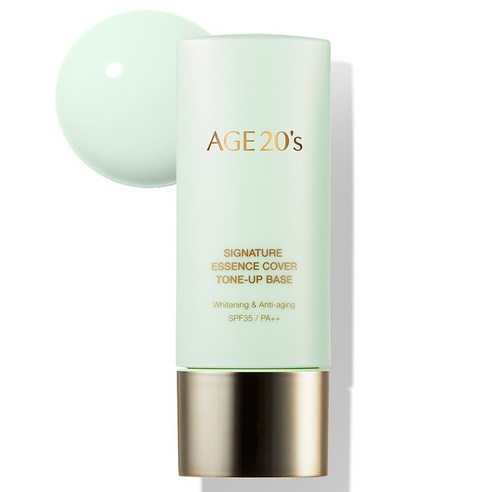에이지투웨니스 시그니처 에센스 커버 톤업베이스 40ml, 2호(그린), 3개