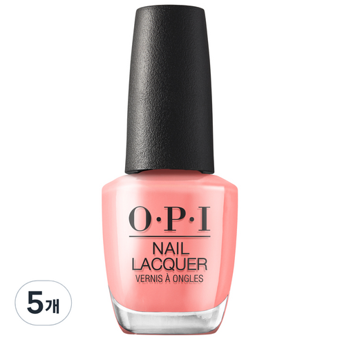 오피아이 네일 락커 매니큐어, D53, 5개, 15ml