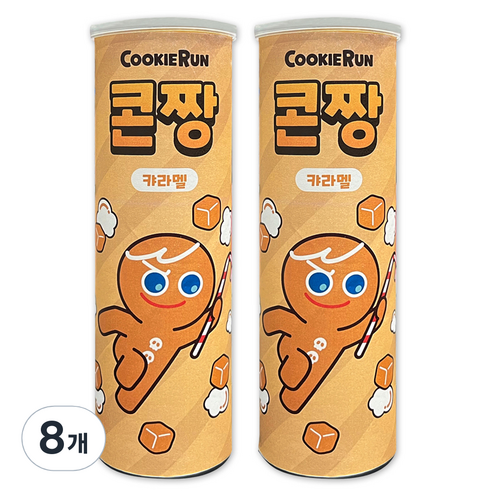 쿠키런 콘짱 캬라멜, 80g, 8개
