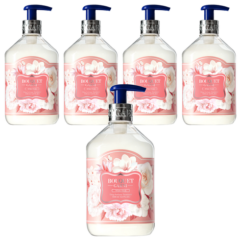 부케가르니 딥퍼퓸 트리트먼트 화이트머스크, 500ml, 5개