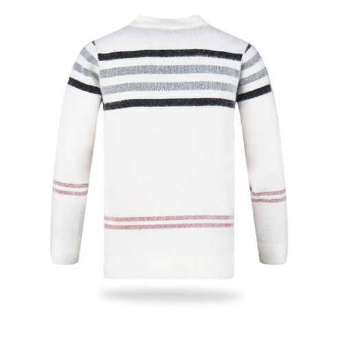 스타일과 편안함을 겸비한 필드 위 필수템, 럭스골프 남성용 풀집업 체크 니트 가디건