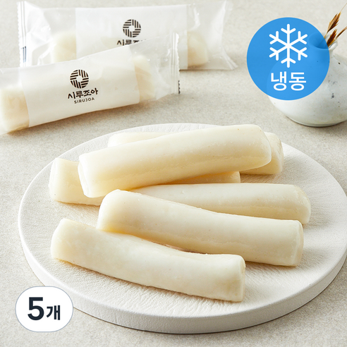 시루조아 굳지않는 흰 가래떡 (냉동), 420g, 5개, 1개입