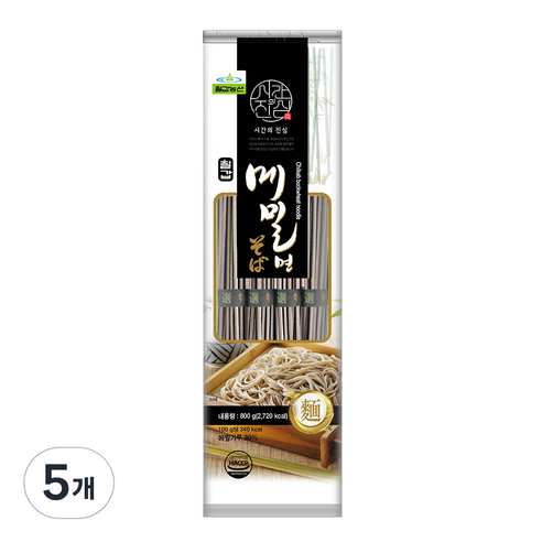 칠갑농산 메밀면, 800g, 5개