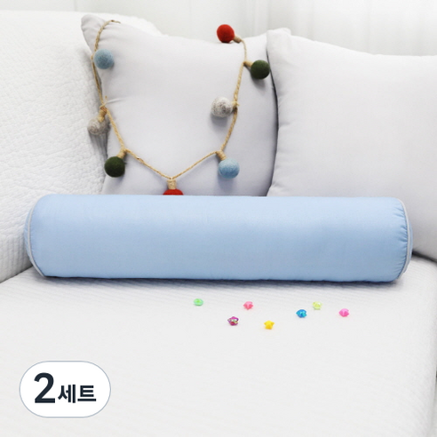 베드앤데코 에브리데이 경추 목베개 + 솜 세트, 코튼스카이, 2세트