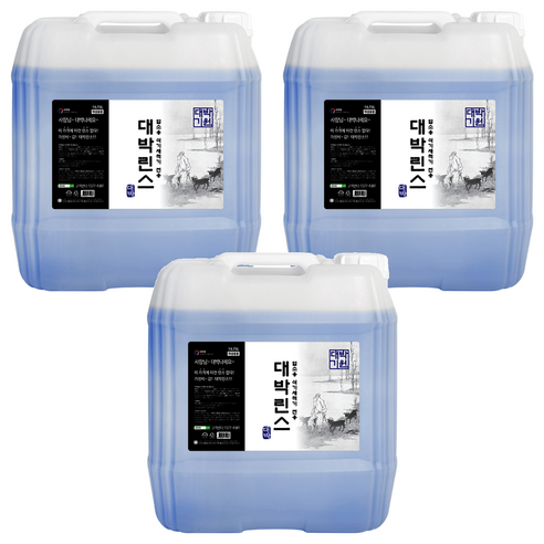 대박세제 업소용 식기세척기 전용 린스, 3개, 18.75L
