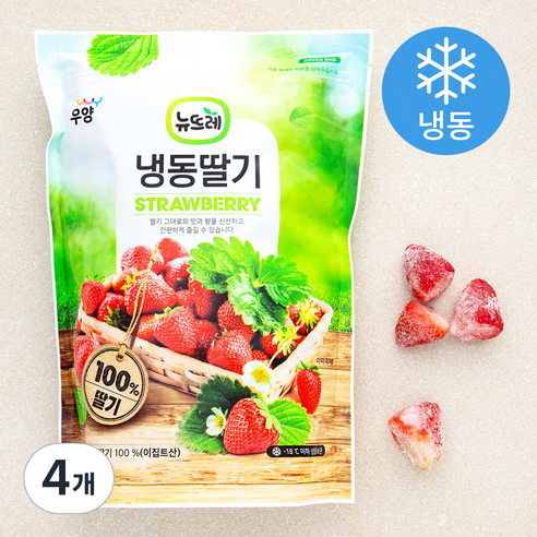 [로켓프레시] 뉴뜨레 이집트산 딸기 홀 (냉동)