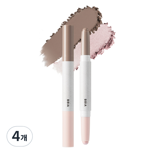 삐아 라스트 윤곽 스틱 2.4g, 02쿨 디테일, 4개