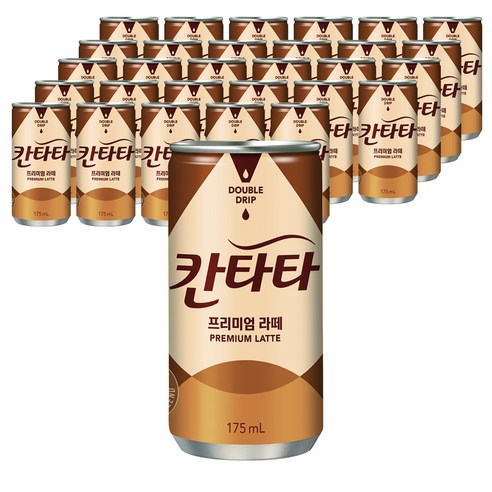 칸타타 프리미엄라떼, 175ml, 10개