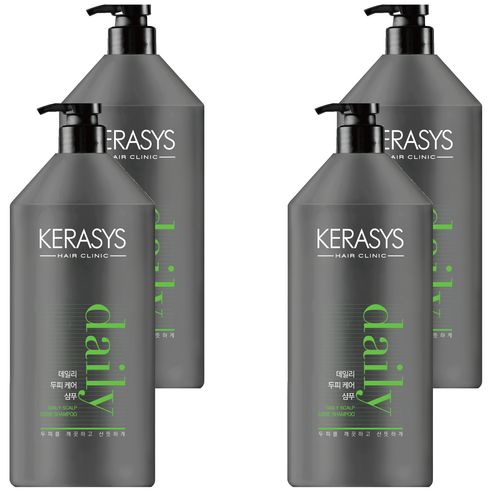 케라시스 데일리 두피 케어 샴푸, 1.5L, 4개