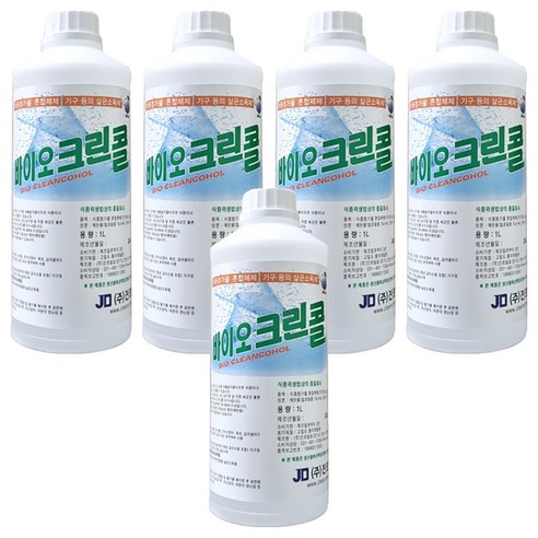 진로발효 바이오 크린콜, 1L, 5개