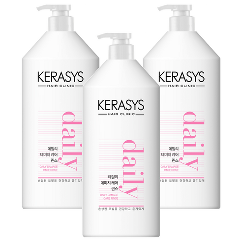 케라시스 데일리 데미지 케어 플러스 린스, 1.5L, 3개
