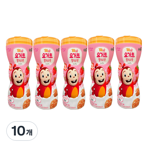 프로엠 코코몽 까까 요거트 딸기스낵 50g, 10개