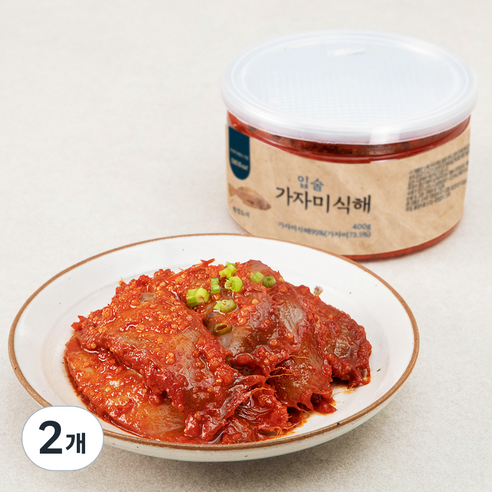 입술젓갈 가자미 식해, 400g, 2개