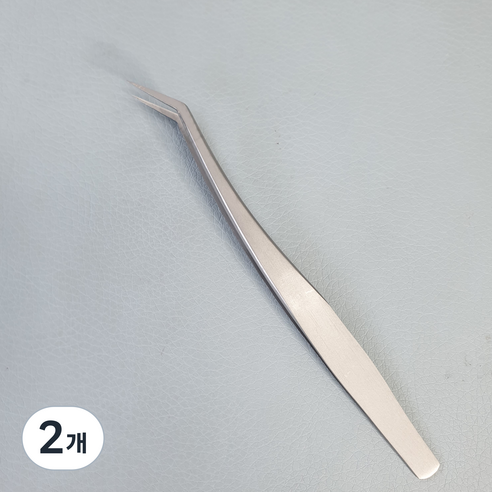 속눈썹연장 각진형 핀셋, 2개