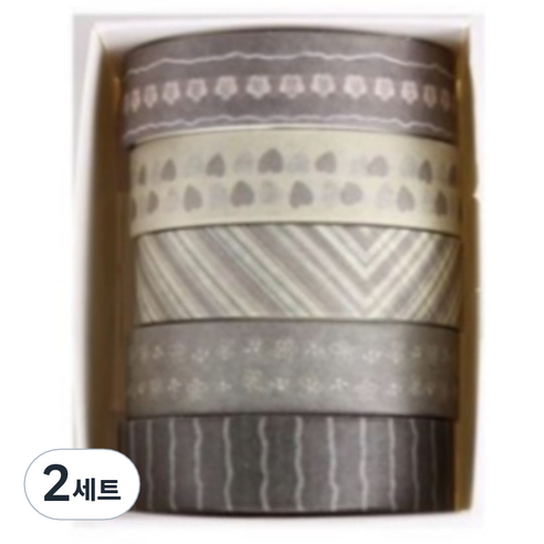 꼬까 자연 디자인 마스킹 테이프 5종 세트 11 모루스, 혼합색상, 2세트