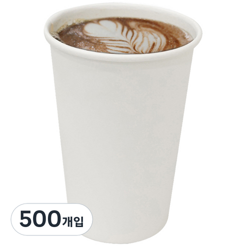 워너버커피 테이크아웃 종이컵 360ml, 500개