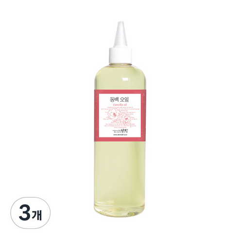 맑을담 동백 오일, 500ml, 3개