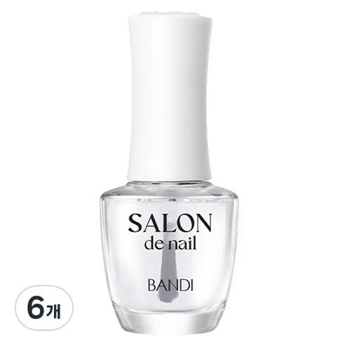 반디BANDI 살롱드 네일, 7ml, 베이스코트, 6개